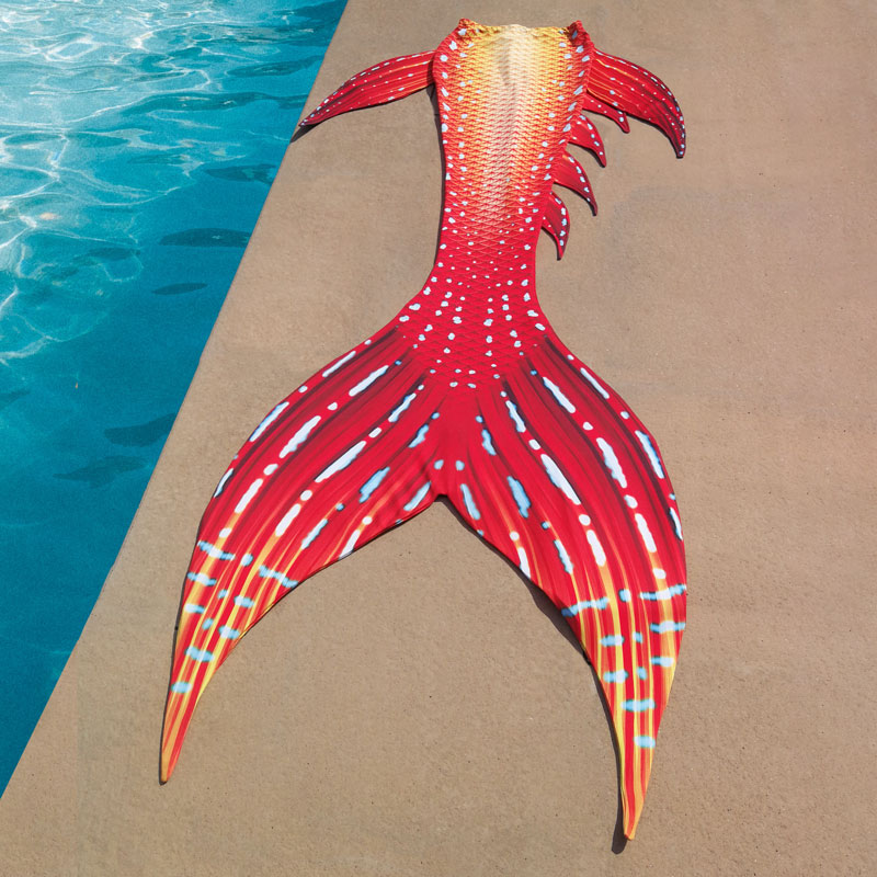 Crimson Jewel Elegance Tail Skin